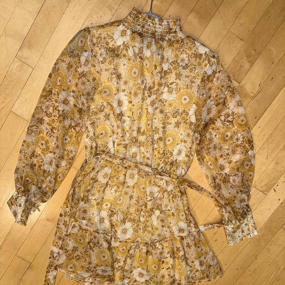MINKPINK Dacey smocked neck dress, XS,,,GD1131 - Picture 8 of 8
